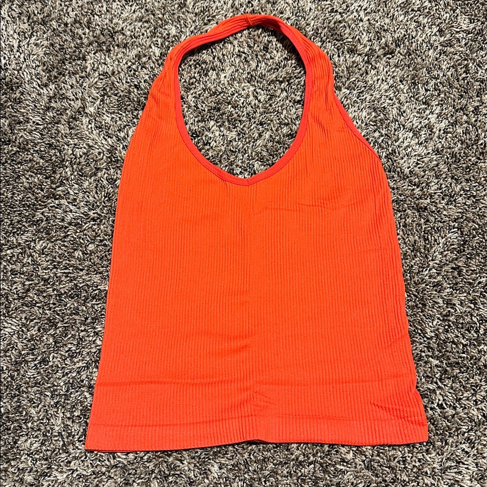 Suzette Collection Bold Red Orange Top